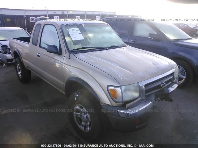 4TAWN72N3WZ080875 - 1998 TOYOTA TACOMA XTRACAB TAN photo 1