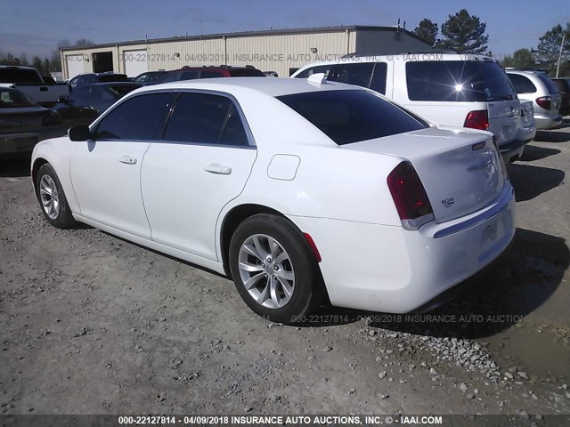 2C3CCAAG0FH791984 - 2015 CHRYSLER 300 LIMITED WHITE photo 3
