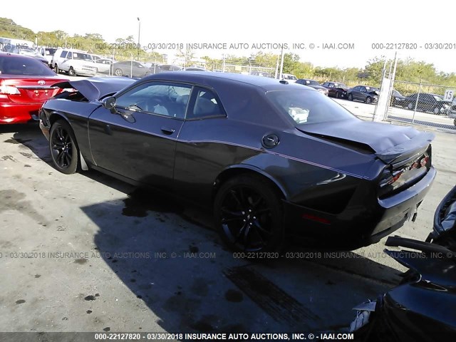 2C3CDZAG8JH127923 - 2018 DODGE CHALLENGER SXT GRAY photo 3