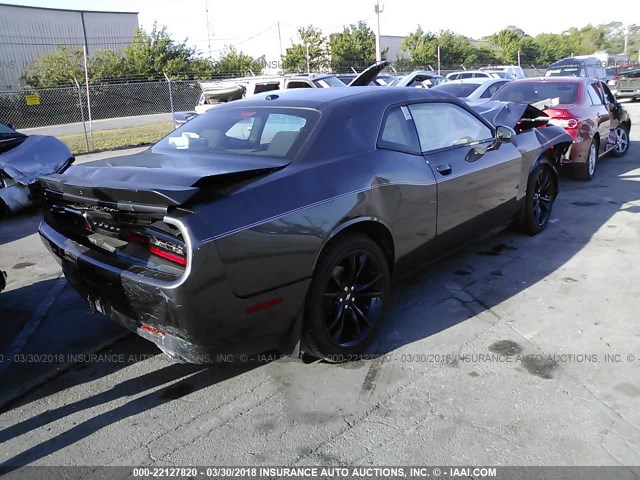 2C3CDZAG8JH127923 - 2018 DODGE CHALLENGER SXT GRAY photo 4