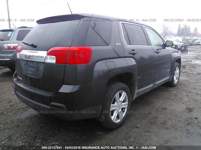 2GKALMEKXE6172519 - 2014 GMC TERRAIN SLE GRAY photo 4