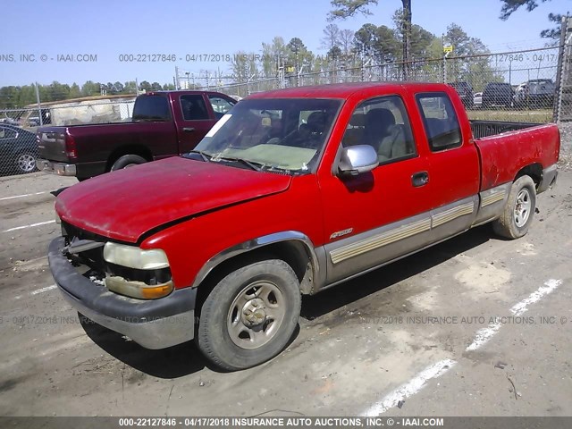 1GCEC19V11Z170222 - 2001 CHEVROLET SILVERADO C1500 MAROON photo 2