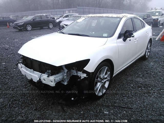 JM1GJ1V50G1463203 - 2016 MAZDA 6 TOURING WHITE photo 2