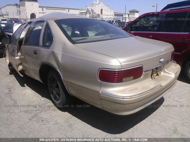 1G1BL52W9TR103151 - 1996 CHEVROLET CAPRICE CLASSIC GOLD photo 3