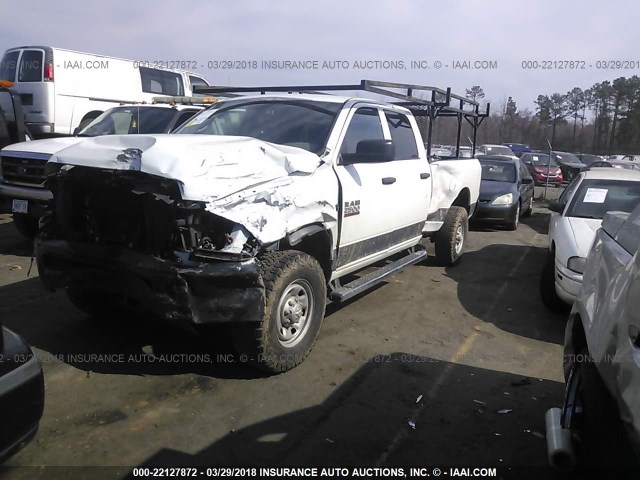 3C6TR5HT0EG152899 - 2014 RAM 2500 ST WHITE photo 2