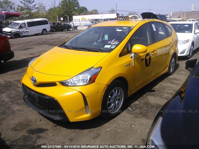 JTDZN3EUXGJ042427 - 2016 TOYOTA PRIUS V, YELLOW - price history ...