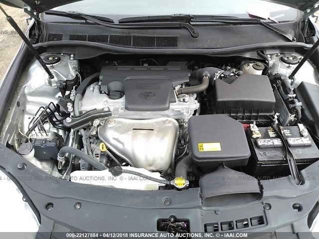 4T4BF1FK3FR469866 - 2015 TOYOTA CAMRY LE/XLE/SE/XSE Argent photo 10