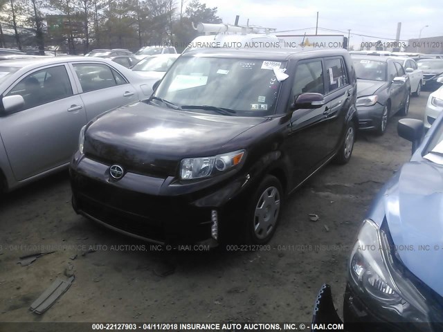 JTLZE4FE2EJ064209 - 2014 TOYOTA SCION XB MAROON photo 2