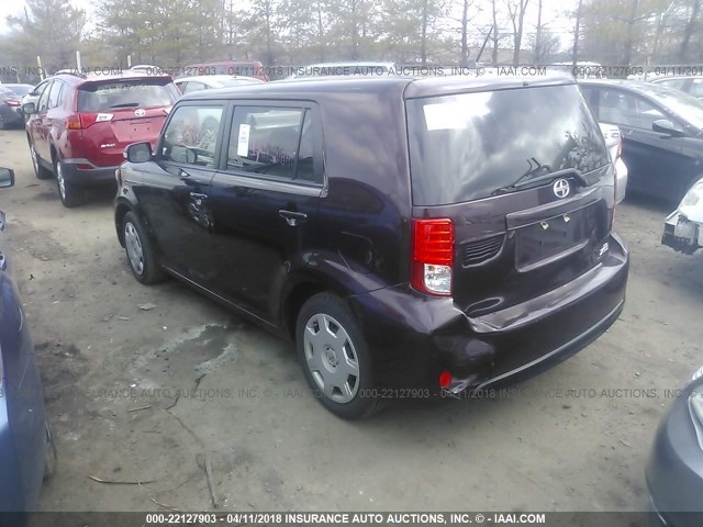 JTLZE4FE2EJ064209 - 2014 TOYOTA SCION XB MAROON photo 3