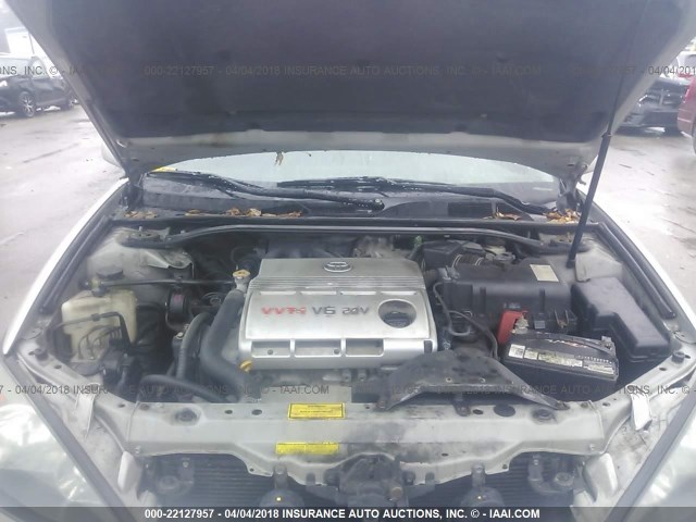 4T1BF32K53U054412 - 2003 TOYOTA CAMRY LE/XLE/SE SILVER photo 10