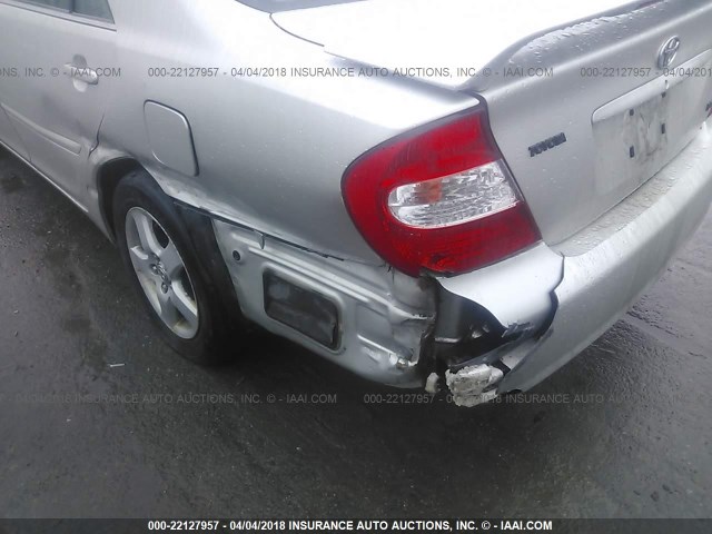 4T1BF32K53U054412 - 2003 TOYOTA CAMRY LE/XLE/SE SILVER photo 6