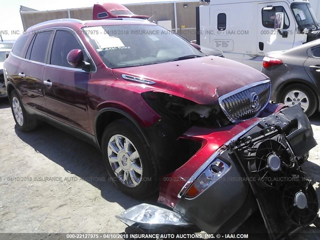 5GAKRCED6CJ119652 - 2012 BUICK ENCLAVE MAROON photo 1
