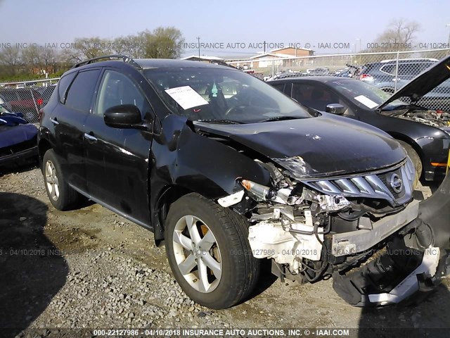 JN8AZ18W89W139428 - 2009 NISSAN MURANO S/SL/LE BLACK photo 1