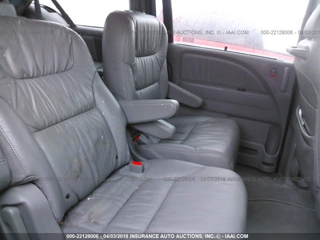 5FNRL38729B024137 - 2009 HONDA ODYSSEY EXL ლურჯი ფოტო 8