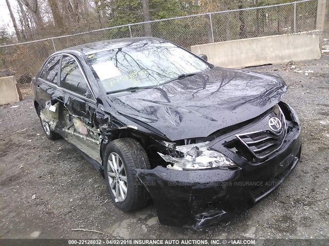 4T1BF3EK4AU512692 - 2010 TOYOTA CAMRY SE/LE/XLE BLACK photo 1