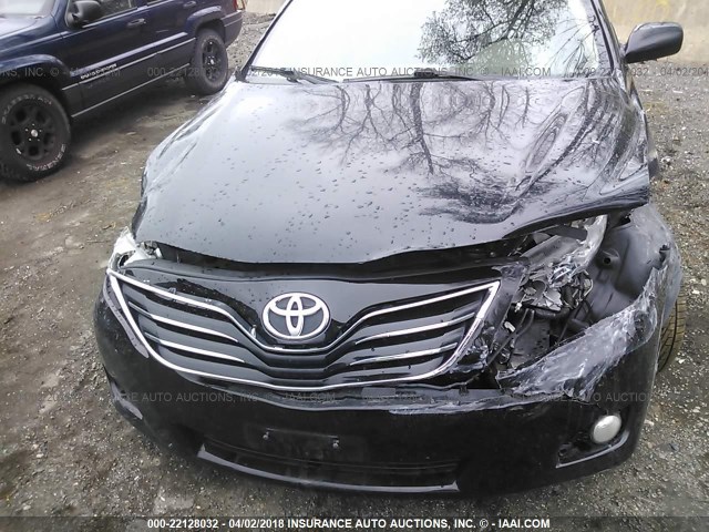 4T1BF3EK4AU512692 - 2010 TOYOTA CAMRY SE/LE/XLE BLACK photo 6