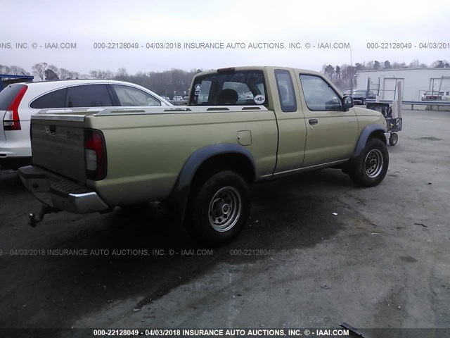 1N6DD26Y5WC374963 - 1998 NISSAN FRONTIER KING CAB XE/KING CAB SE GREEN photo 4