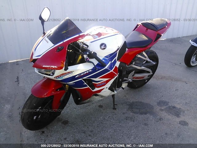 JH2PC4040EK700166 - 2014 HONDA CBR600 RR RED photo 2