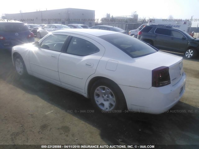 2B3KA43R96H504351 - 2006 DODGE CHARGER SE/SXT WHITE photo 3