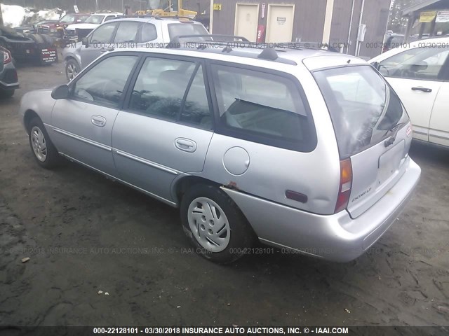 3FALP15P4VR118084 - 1997 FORD ESCORT LX SILVER photo 3