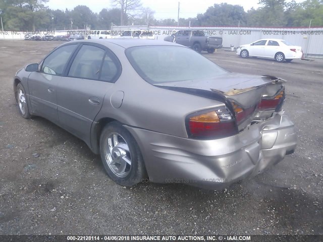 1G2HZ541314153544 - 2001 PONTIAC BONNEVILLE SSEI TAN photo 3