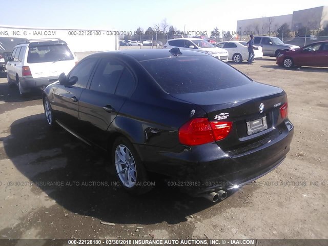 WBAPH5C57AA439880 - 2010 BMW 328 I SULEV BLACK photo 3