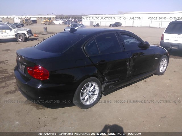 WBAPH5C57AA439880 - 2010 BMW 328 I SULEV BLACK photo 4