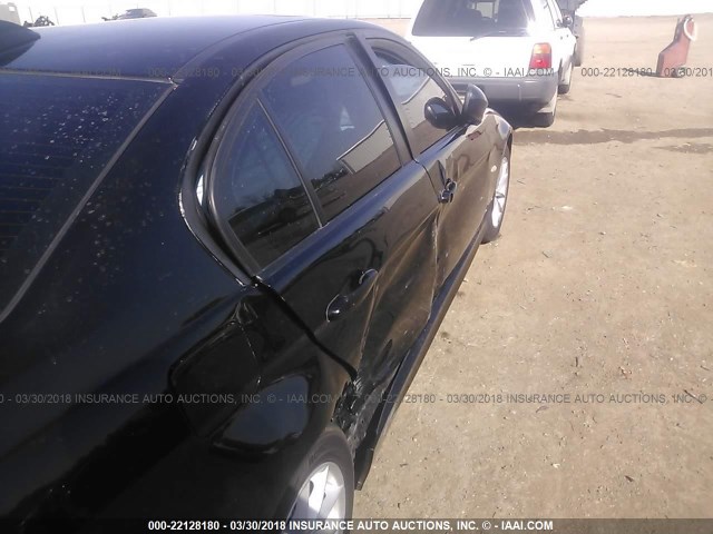 WBAPH5C57AA439880 - 2010 BMW 328 I SULEV BLACK photo 6