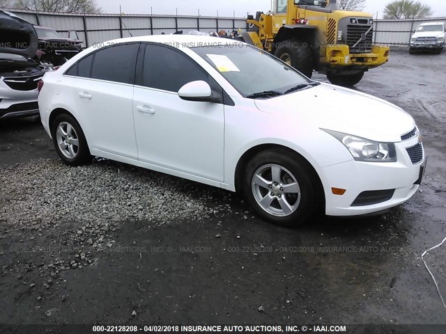 1G1PE5SC8C7116507 - 2012 CHEVROLET CRUZE LT WHITE photo 1