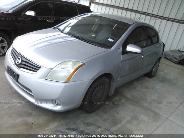 3N1AB6AP9AL654337 - 2010 NISSAN SENTRA 2.0/2.0S/SR/2.0SL SILVER photo 2