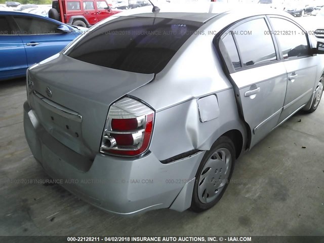 3N1AB6AP9AL654337 - 2010 NISSAN SENTRA 2.0/2.0S/SR/2.0SL SILVER photo 6