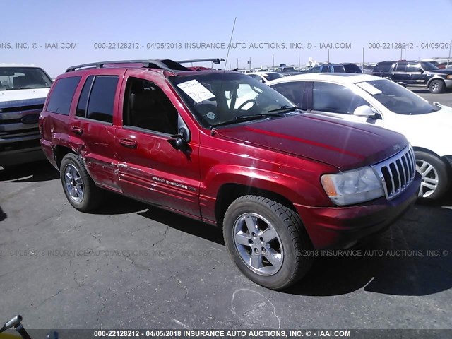 1J4GW58J13C507851 - 2003 JEEP GRAND CHEROKEE LIMITED MAROON photo 1