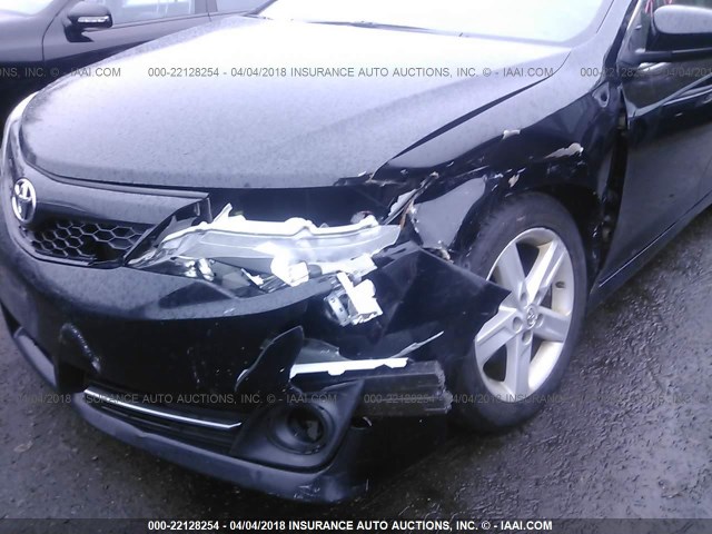 4T1BF1FK7CU143428 - 2012 TOYOTA CAMRY SE/LE/XLE Черный фото 6