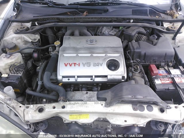 4T1BF30K35U092677 - 2005 TOYOTA CAMRY LE/XLE/SE WHITE photo 10