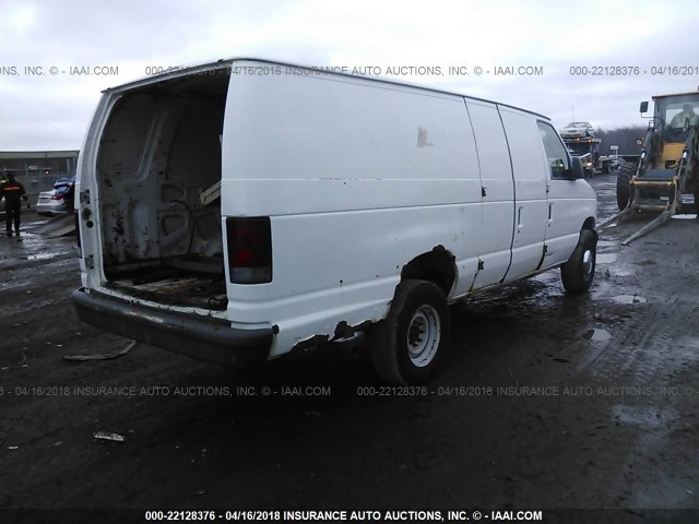 1FTSS34L26DB11269 - 2006 FORD ECONOLINE E350 SUPER DUTY VAN WHITE photo 4