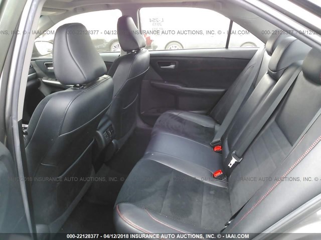 4T1BF1FKXFU898545 - 2015 TOYOTA CAMRY LE/XLE/SE/XSE GRAY photo 8