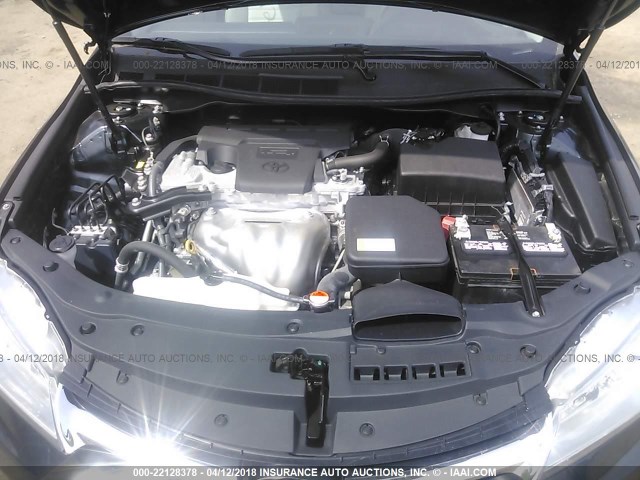 4T1BF1FK5GU536012 - 2016 TOYOTA CAMRY LE/XLE/SE/XSE მუქი ლურჯი ფოტო 10