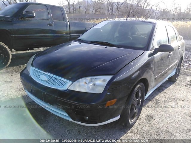 1FAHP34N37W145407 - 2007 FORD FOCUS ZX4/S/SE/SES BLACK photo 6