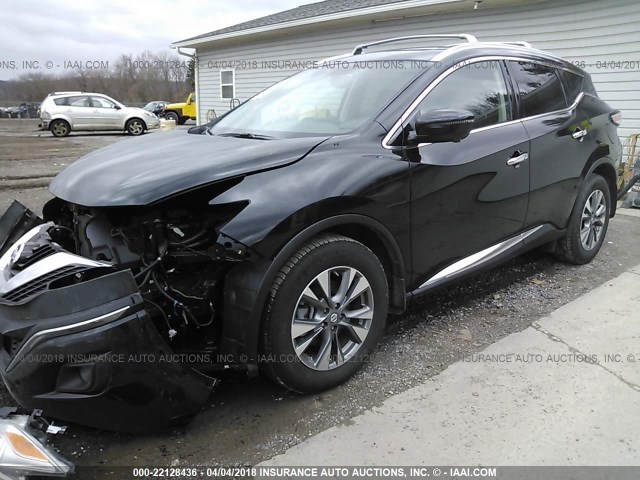 5N1AZ2MH0GN161480 - 2016 NISSAN MURANO S/SL/SV/PLATINUM BLACK photo 2