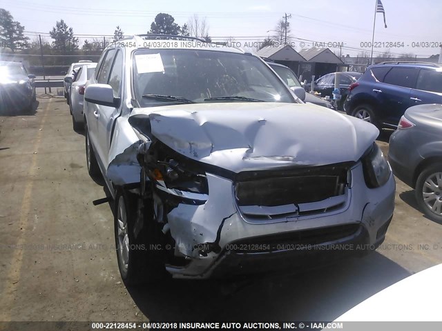 5NMSH4AG0AH393973 - 2010 HYUNDAI SANTA FE SE SILVER photo 6