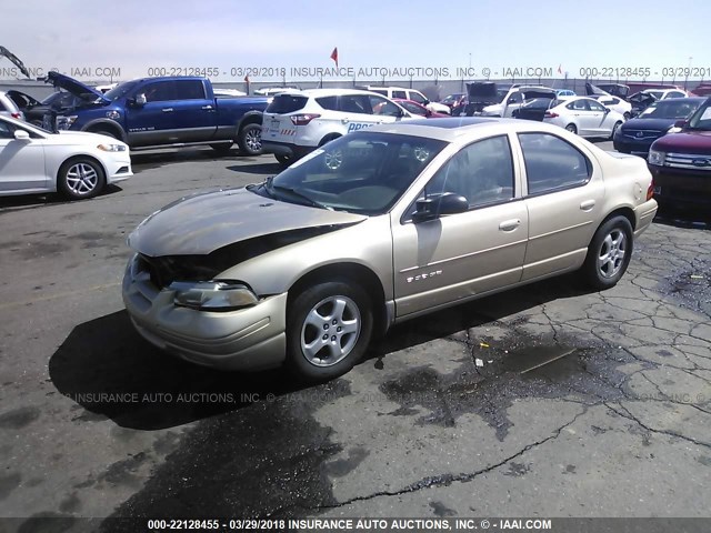 1B3EJ56H3XN636780 - 1999 DODGE STRATUS ES GOLD photo 2