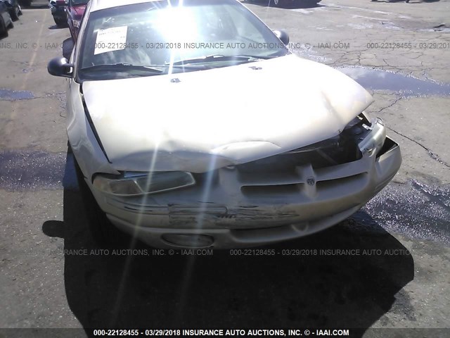 1B3EJ56H3XN636780 - 1999 DODGE STRATUS ES GOLD photo 6