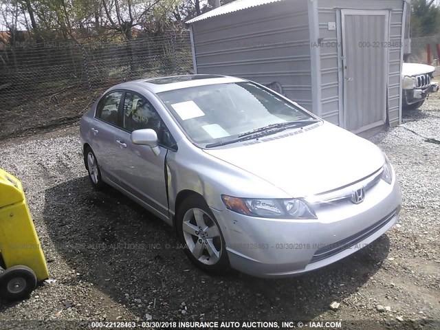 2HGFA169X8H355978 - 2008 HONDA CIVIC EXL GRAY photo 1
