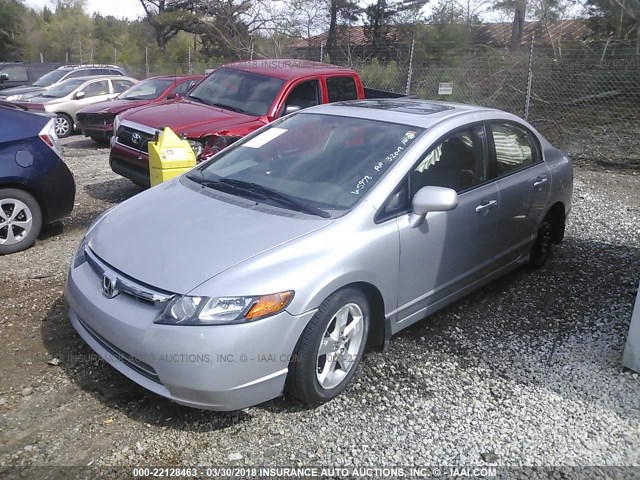 2HGFA169X8H355978 - 2008 HONDA CIVIC EXL GRAY photo 2