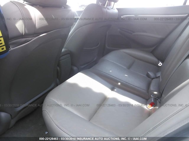 2HGFA169X8H355978 - 2008 HONDA CIVIC EXL GRAY photo 8