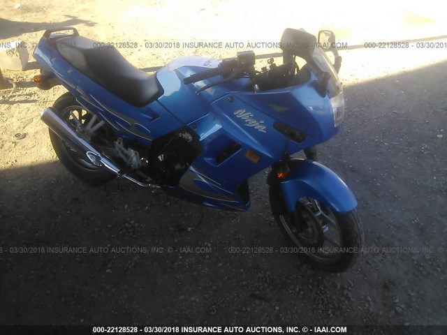 JKAEXMF177DA41296 - 2007 KAWASAKI EX250 F BLUE photo 1