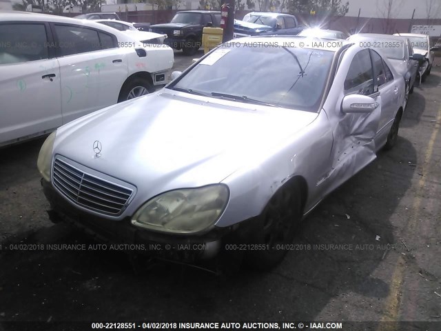 WDBNG70J62A286970 - 2002 MERCEDES-BENZ S 430 SILVER photo 2