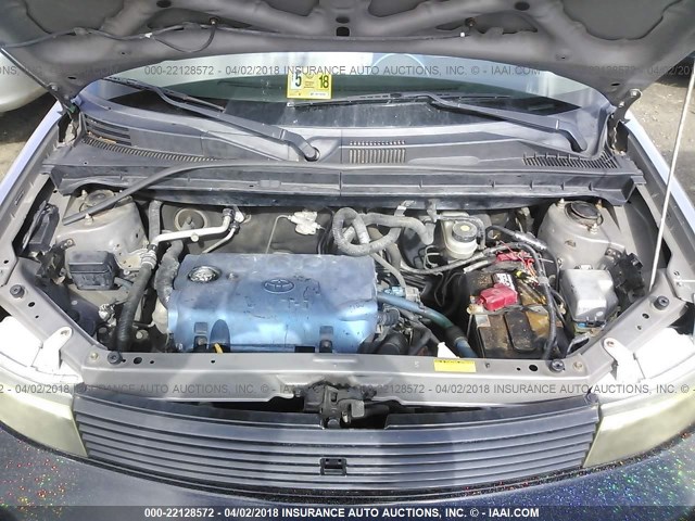 JTLKT324350219600 - 2005 TOYOTA SCION XB ნაცრისფერი ფოტო 10