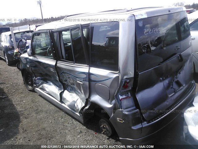 JTLKT324350219600 - 2005 TOYOTA SCION XB ნაცრისფერი ფოტო 3