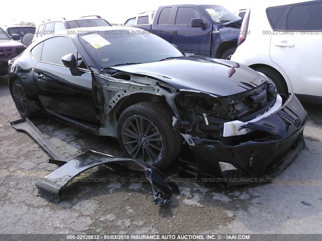 JF1ZNAA17D2707652 - 2013 TOYOTA SCION FR-S შავი ფოტო 1